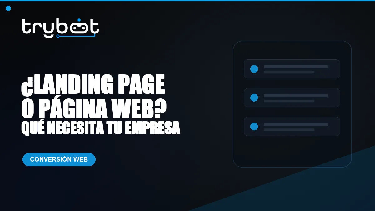 Comparación entre landing page y página web