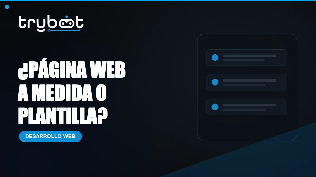 Comparación entre página web a medida y plantilla